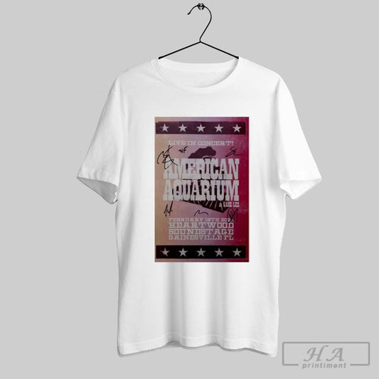 American Aquarium Gainesville Fl 02 16 25 Heartwood Soundstage Event Poster T Shirt