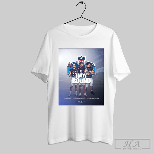 Arizona Wildcats Football Tyler Loop Tetairoa Mcmillan Jonah Savaiinaea Indy Bound Feb 27 Mar 2 Lucas Oil Stadium Poster T Shirt