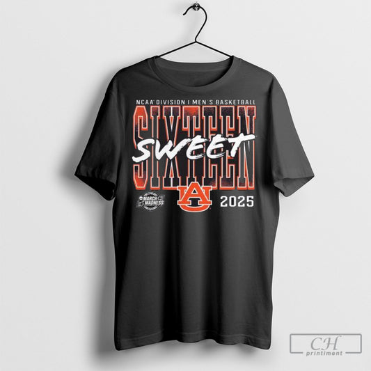 Auburn Tigers 2025 Ncaa Mens Basketball Tournament March Madness Sweet 16 Shirt Sweatshirt Poster