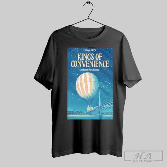 Awesome Kings Of Convenience 28 May 2025 Kucukciftlik Park In Istanbul Turkey Poster T Shirt