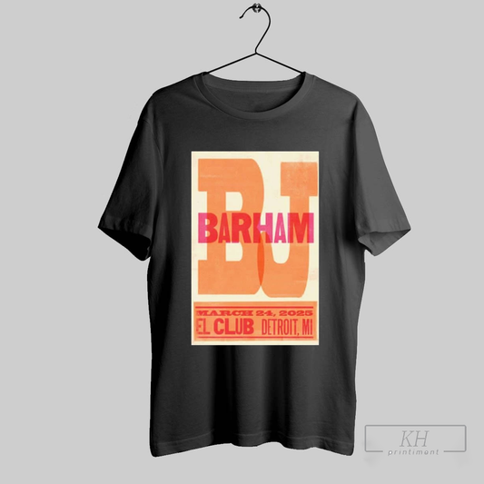 Bj Barham Detroit Mi March 24 2025 Event Poster T Shirt T Shirt