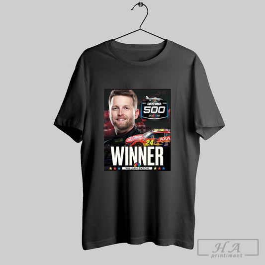 Back To Back In Nascar Daytona 500 2025 Winner William Byron Nbc Poster T Shirt