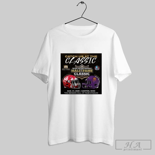 Black College Football Hall Of Fame Classic Virginia Union University Vs Miles College Aug 31 2025 Canton Ohio Poster T Shirt