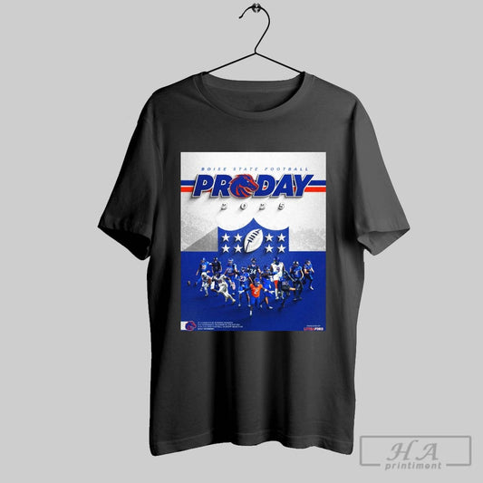 Boise State Broncos Football 2025 Pro Day 2025 College Football Playoff Selection Built Different Poster T Shirt