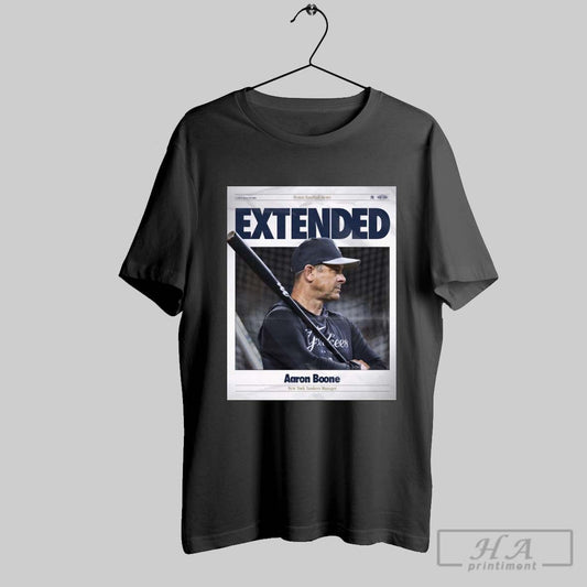 Bronx Baseball News Extended Aaron Boone New York Yankees Manager Poster T Shirt