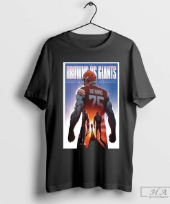 Browns vs. Giants Game Day 2024 Poster Shirt