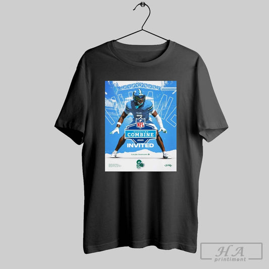 Caleb Ransaw Tulane Green Wave Invited To The 2025 Nfl Combine In Indianapolis Poster T Shirt