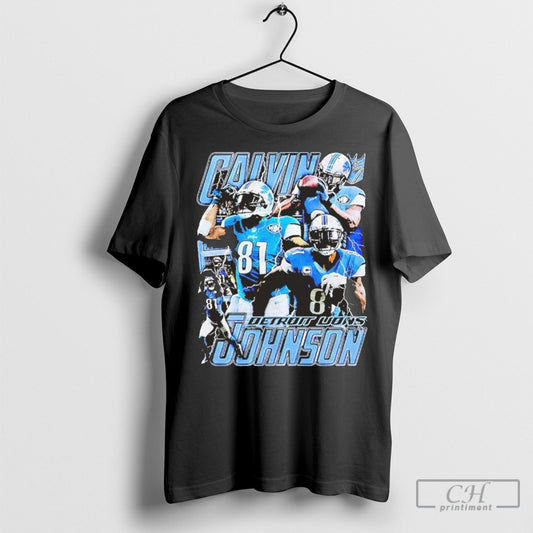 Calvin Johnson Detroit Lion Nfl Football Player Shirt Sweatshirt Poster