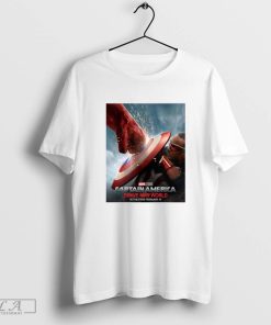 Captain America Brave New World In Theaters February 14 Poster t-shirt