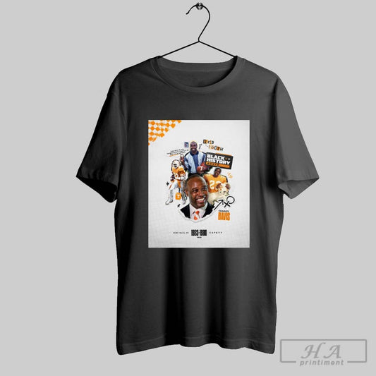 Charles Davis First Black Tournament Director In Pga Tour Tennessee Volunteers Black History Month Poster T Shirt