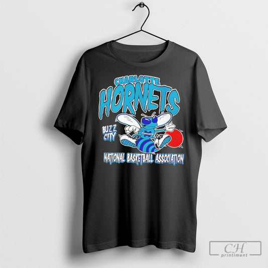Charlotte Hornets National Basketball Association Mascot Script Shirt Sweatshirt Poster