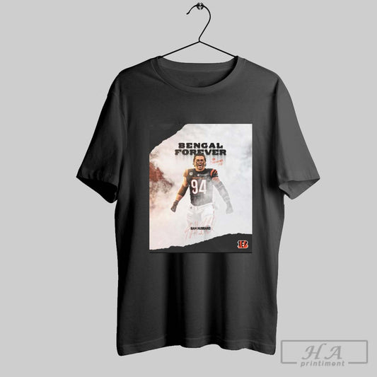 Cincinnati Bengals Football Nfl Sam Hubbard Bengal Forever The Cincinnati Kid Signature Poster T Shirt