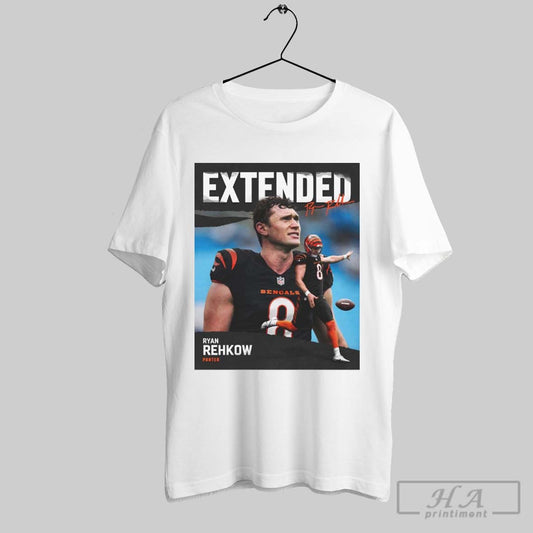 Cincinnati Bengals Signed P Ryan Rehkow Two Year Contract Extended Signature Poster T Shirt