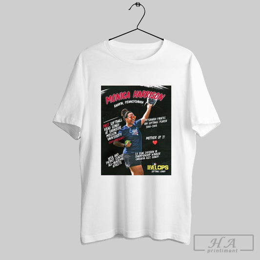 Coach Monica Harrison Rankin Pennsylvania First Softball Head Coach At Carnegie Mellon Mell University Mlb Poster T Shirt
