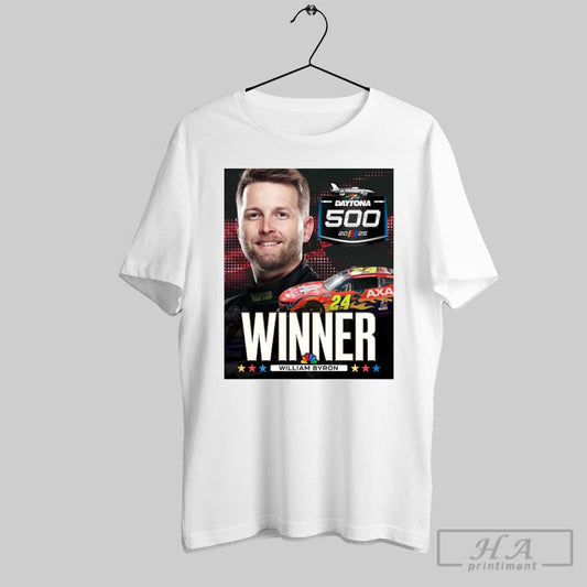 Congrats William Byron Wins The 2025 Daytona 500 Nascar Poster T Shirt