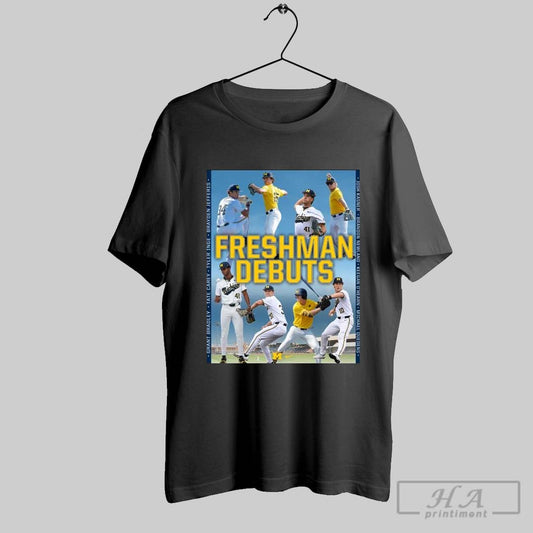 Congrats To Michael Quedens Tyler Inge Grant Bradley Michigan Baseball Freshman Debuts Poster T Shirt