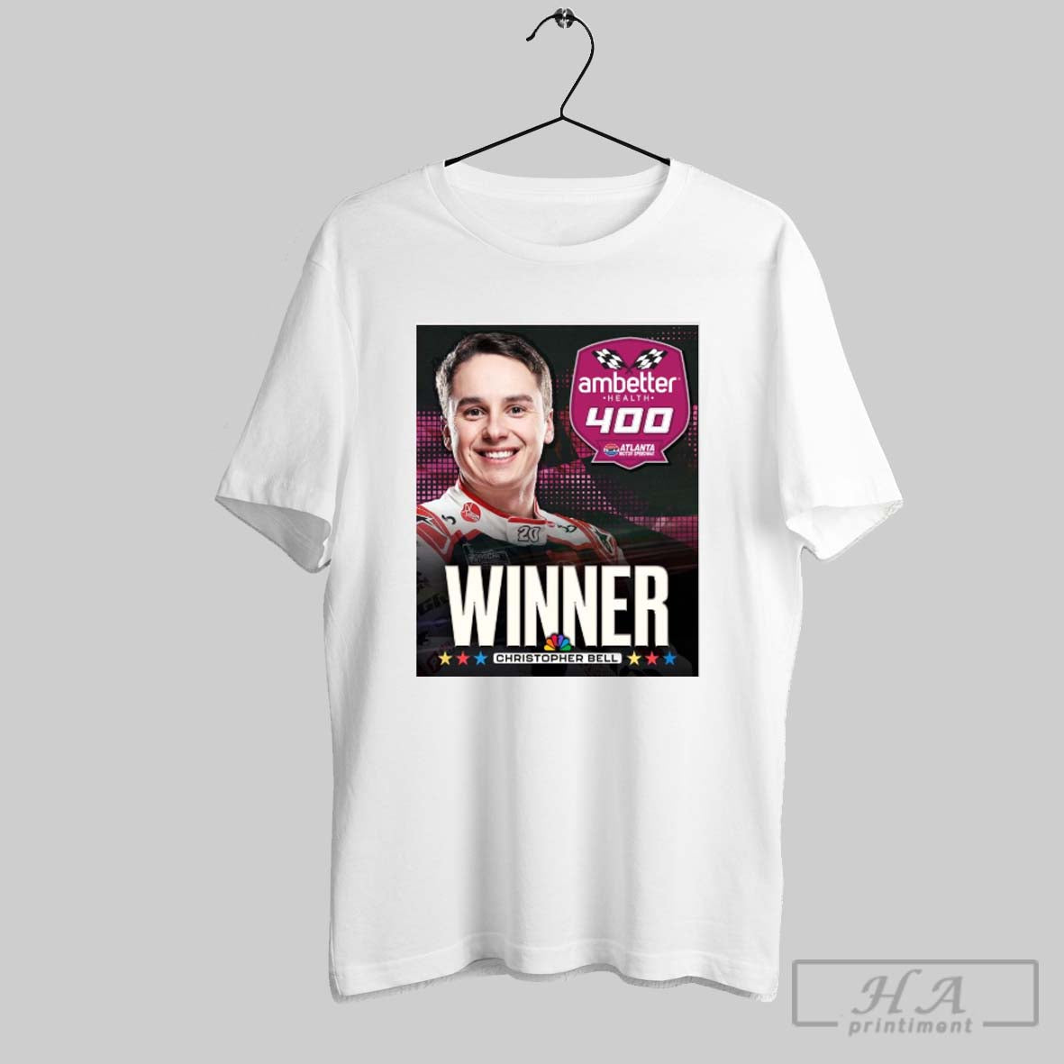 Congratulations Christopher Bell Winner At Atlanta Motor Speedway Ambetter Health 400 Poster T Shirt