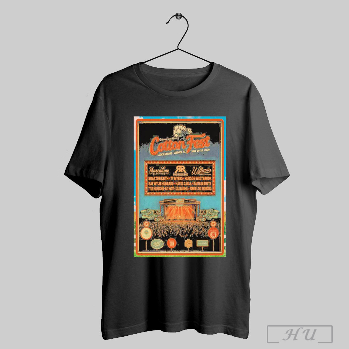 Cotton Fest Cooks Garage In Lubbock June 26 28 2025 Tour Poster T Shirt Sweatshirt