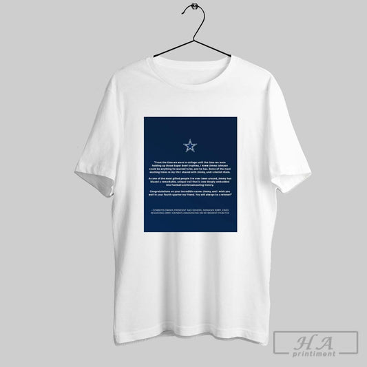 Dallas Cowboys From The Time We Were In College Until The Time We Were Holding Up Those Super Bowl Trophies Poster T Shirt