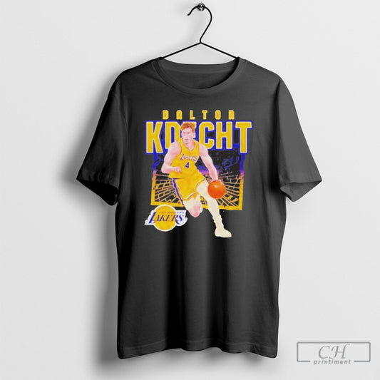 Dalton Knecht Los Angeles Lakers Shattered T Shirt Sweatshirt Poster