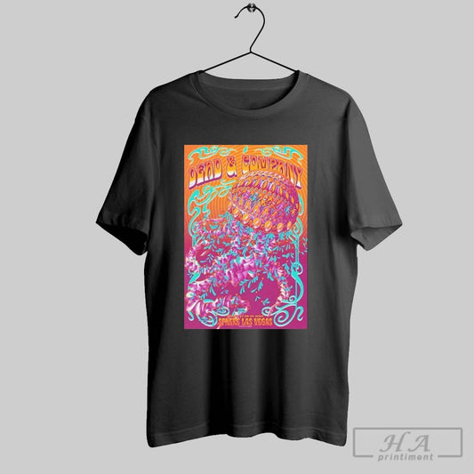 Dead And Company Event Poster At Sphere In Las Vegas On March 27th 28th 29th 2025 The Artwork By Ben Kwok Shirt