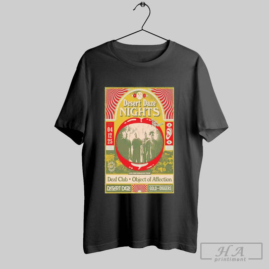 Desert Daze Nights Apr 12 2025 The Echo Los Angeles Ca Poster T Shirt