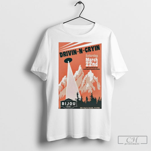Drivin N Cryin Mar 22 2025 Bijou Theatre In Knoxville Tn Shirt Sweatshirt Poster