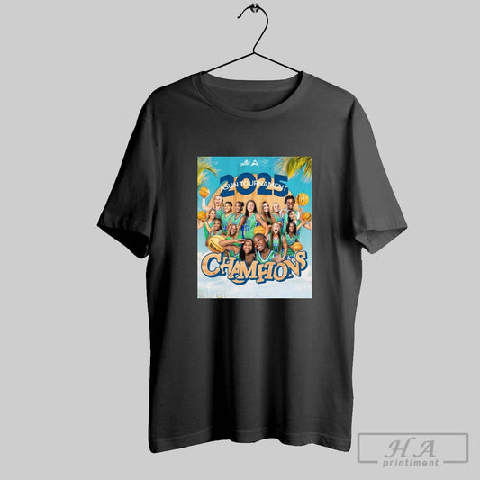 Fgcu Womens Basketball 2025 Asun Tournament Champions Mission Accomplished T Shirt