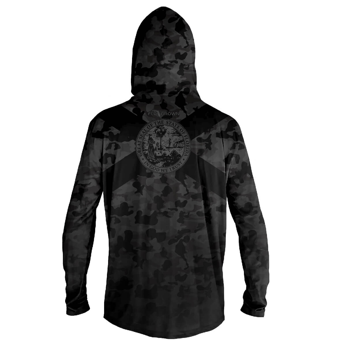 Black Camo Performance Hoodie Style001