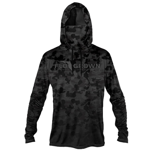 Black Camo Performance Hoodie Style001