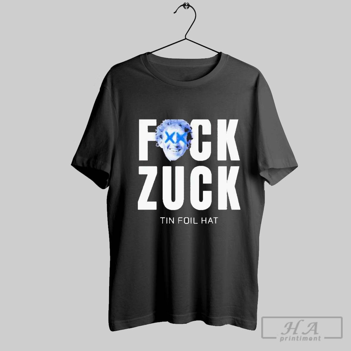 Fck Zuck Tin Foil Hat T Shirt