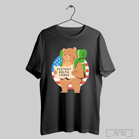 Fdt Resist Bear Foxtrot Delta Tango T Shirt Sweatshirt