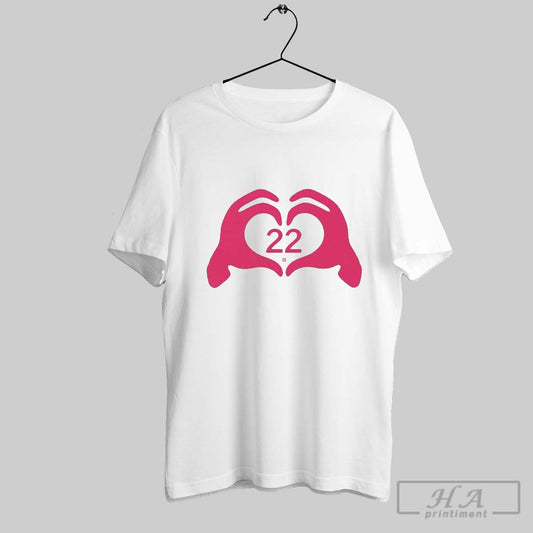 Feelin 22 Heart Hands T Shirts