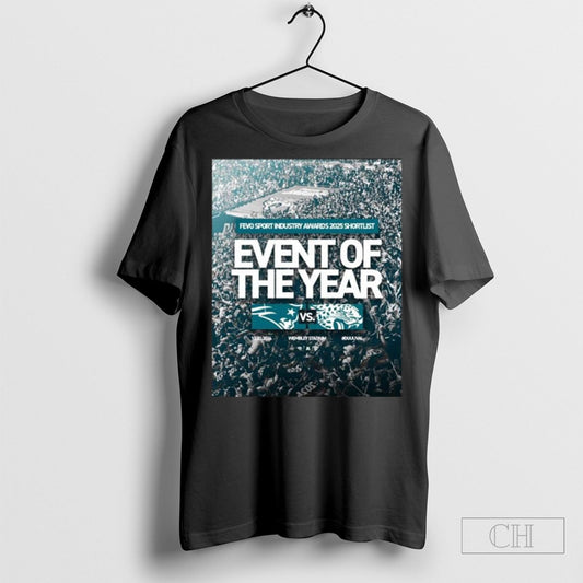 Fevo Sport Industry Awards 2025 Shortlist Event Of The Year Jacksonville Jaguars Vs New England Patriots Shirt Tee Sweatshirt