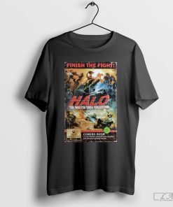 Finish The Fight Halo The Master Chief Collection Poster t-shirt