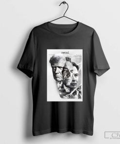 Fogra Brooklyn NY Feb 4 2024 US Election 2024 Donald Trump, Elon Musk, Robert F. Kennedy Jr Poster t-shirt