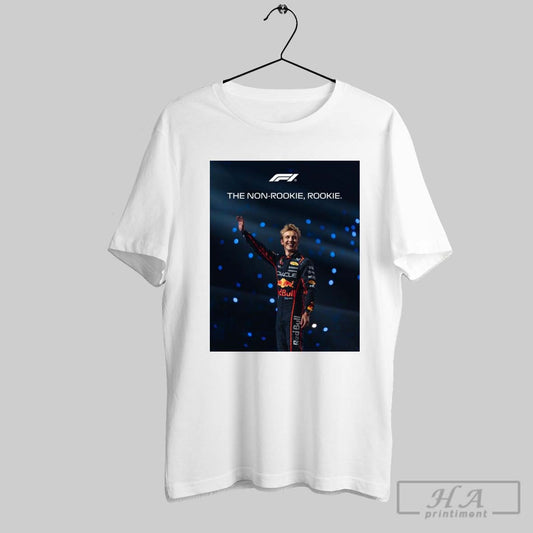 Formula 1 Liam Lawson The Non Rookie Rookie First Full Season Loading Poster T Shirt