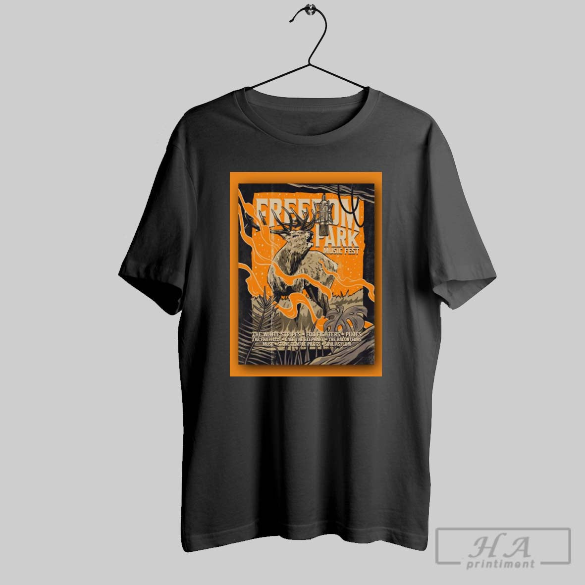 Freedom Park Music Fest The White Stripes Foo Fighters Pixies The Fratellis Cage The Elephant Poster T Shirt