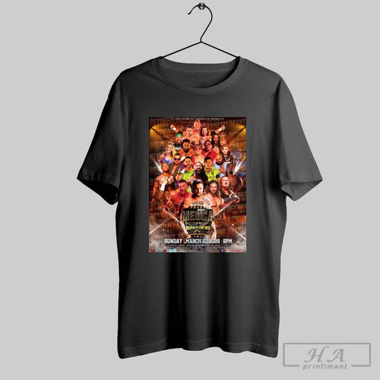 Future Stars Of Wrestling Presents Mecca Beynefit For Bey Sunday March 23 2025 Silverton Casino Poster T Shirt