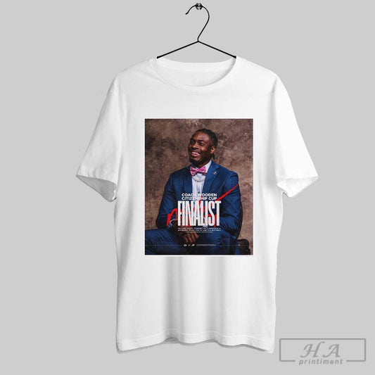 Georgia Bulldogs Football Malaki Starks Coach Wooden Citizenship Cup One Of Six Finalists Signature Poster T Shirt