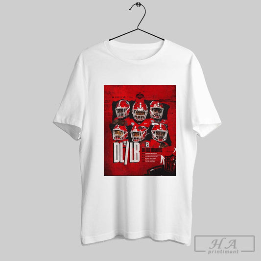 Georgia Football Nfl Combine Thurs Feb 27 On Filed Workouts Brinson Ingram Dawkins Stackhouse Williams Mondon Walker Poster T Shirt