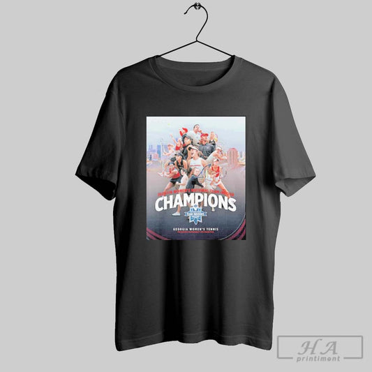 Georgia Womens Tennis Are Your 2025 Ita Womens National Team Indoor Champions Go Dawgs Merch Poster T Shirt