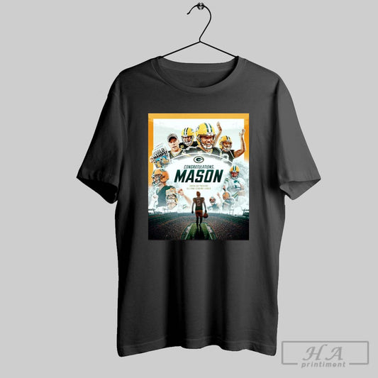 Green Bay Packers Football Nfl Congratulations Mason Crosby All Time Scoring Leader Poster T Shirt