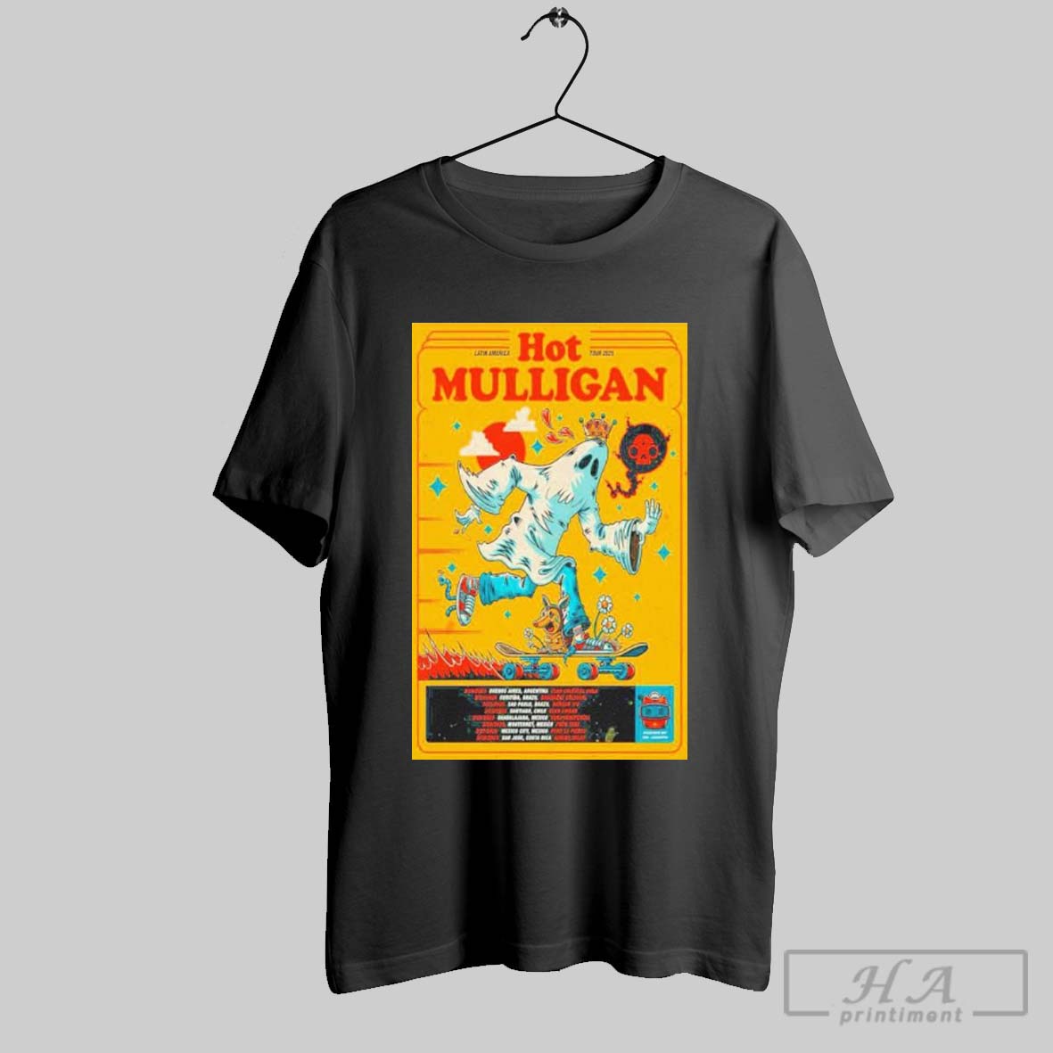 Hot Mulligan Latin American Tour 2025 Poster T Shirt