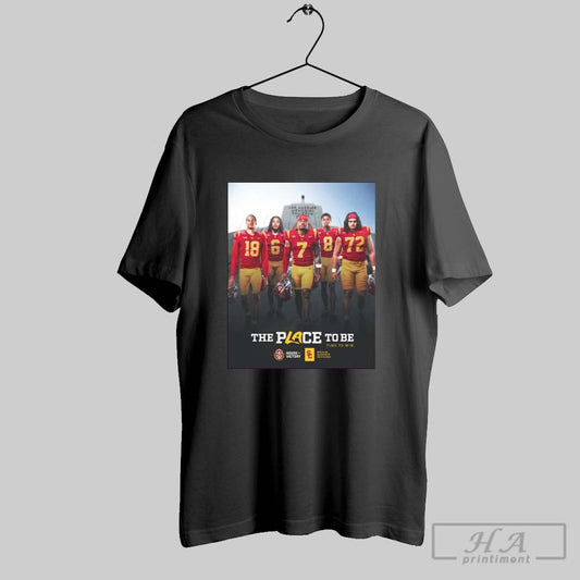 House Of Victory Usc Football The Place To Be Time To Win Together Will Win The Era 2025 Poster T Shirt