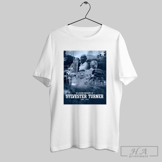 Houston Astros In Loving Memory Of Congressman And Former Houston Mayor Sylvester Turner 1954 2025 Poster T Shirt