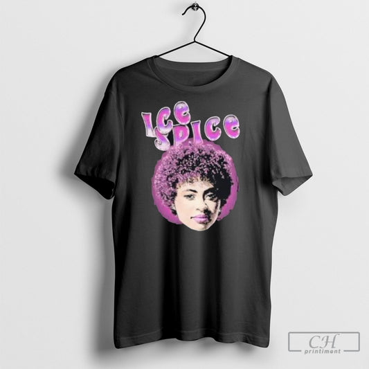 Ice Spice Big Face American Rapper T Shirt Sweatshirt Poster