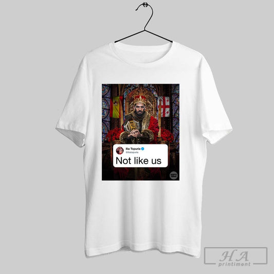Ilia Topuria Not Like Us Ufc Featherweight Title To Move Up To Lightweight Poster T Shirt