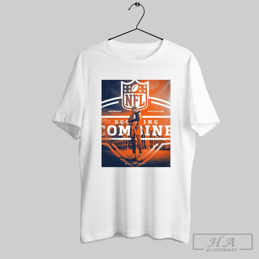 Illinois Fighting Illini Football Pat Bryant 2025 Nfl Scouting Combine March 1 On Nfl Network Poster T Shirt