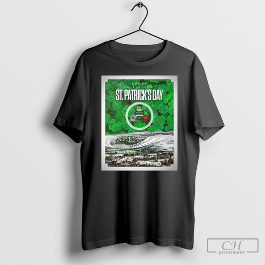 Iowa State Cyclones Football Happy St Patricks Day 2025 Aer Lingus Cfb Classic Vs Kansas State Wildcats Poster T Shirt